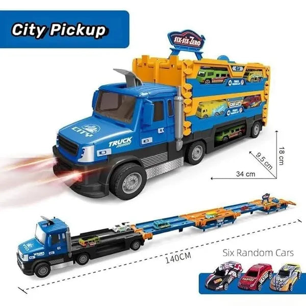 Carrier Truck & Racing Car set