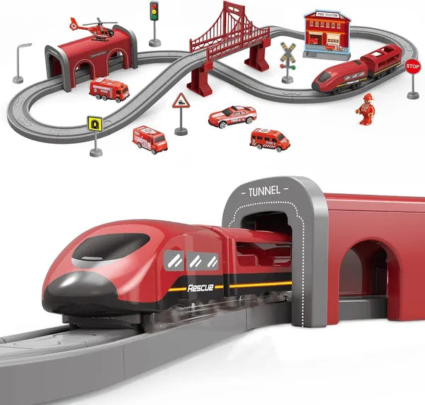 DIY Train & Car Track set