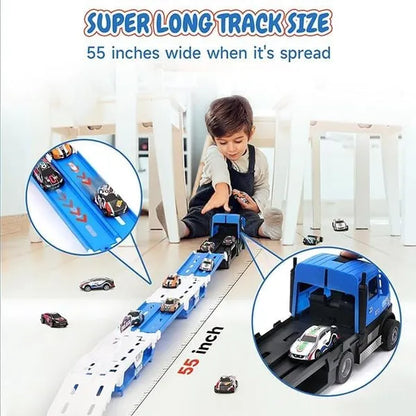 Carrier Truck & Racing Car set
