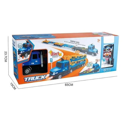 Carrier Truck & Racing Car set