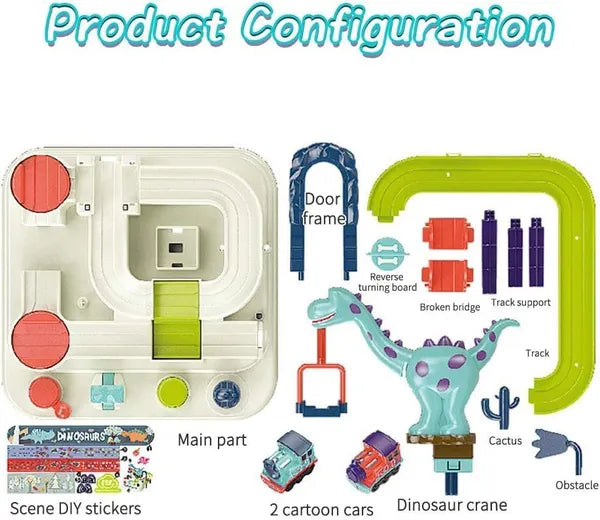 Dinosaur adventure Track playset